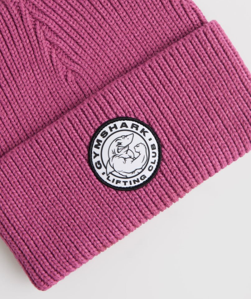 Gymshark Legacy Deep Cuff Beanie Pink | NZ 9FWSLE